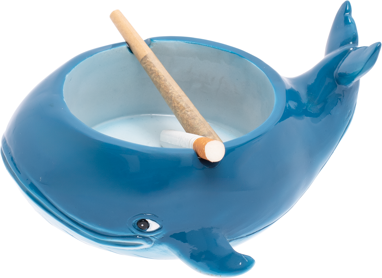 Fujima Blue Whale Ashtray – Resin Ocean-Themed Ashtray, Durable & Easy to Clean, Unique Decorative Piece for Home, Patio, or Beach-Inspired Decor