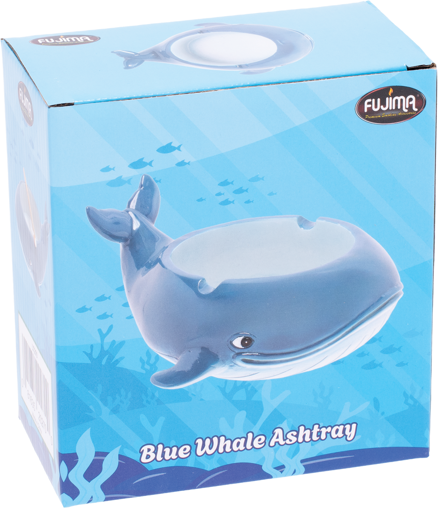 Fujima Blue Whale Ashtray – Resin Ocean-Themed Ashtray, Durable & Easy to Clean, Unique Decorative Piece for Home, Patio, or Beach-Inspired Decor