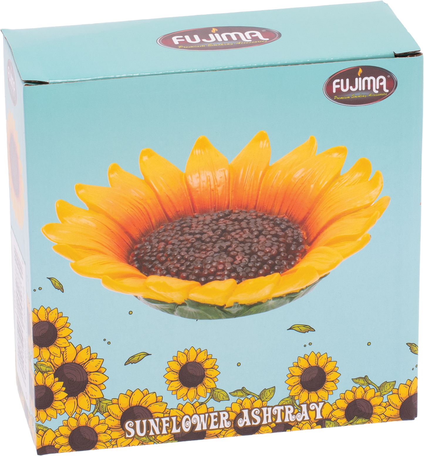 Sunflower Fujima Ashtray – Bright Resin Floral-Themed Ashtray, Durable & Easy to Clean, Cheerful Decor Piece for Home, Garden, or Patio Ashtray