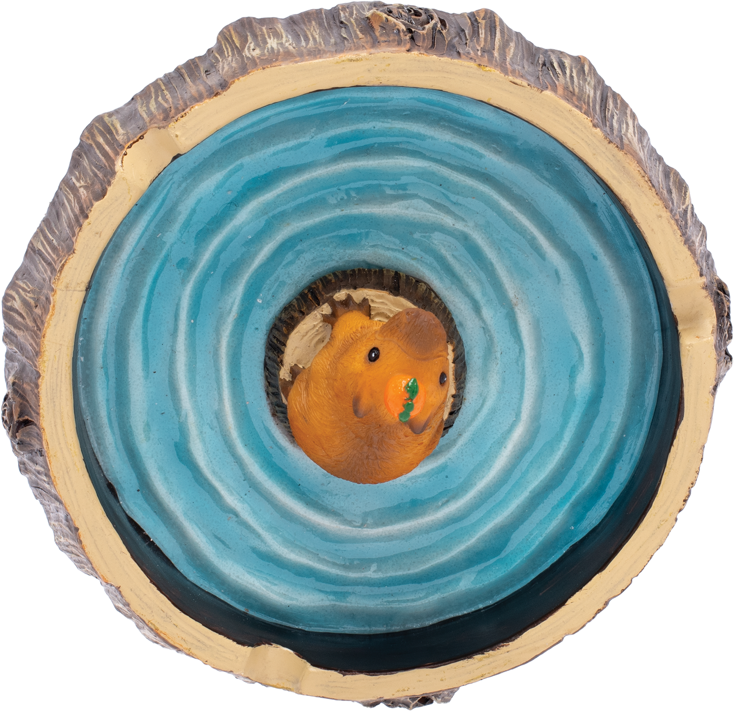 Capybara Stump Fujima Ashtray – Whimsical Resin Animal Ashtray, Durable & Easy to Clean, Fun Decorative Accent for Home, Patio, or Lounge