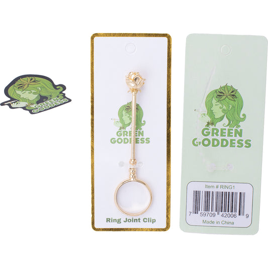 Joint/Blunt Holder Ring by Green Goddess – Available in Moon, Rose, and Lovers Designs