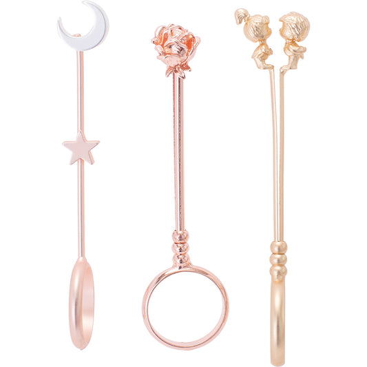 Joint/Blunt Holder Ring by Green Goddess – Available in Moon, Rose, and Lovers Designs