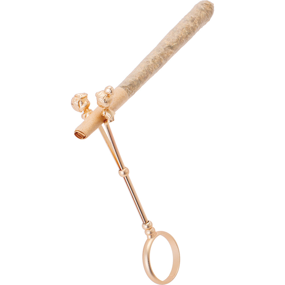 Joint/Blunt Holder Ring by Green Goddess – Available in Moon, Rose, and Lovers Designs
