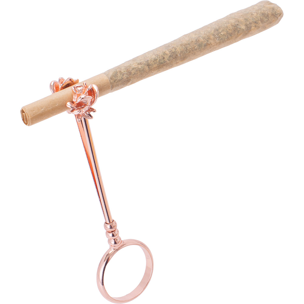 Joint/Blunt Holder Ring by Green Goddess – Available in Moon, Rose, and Lovers Designs