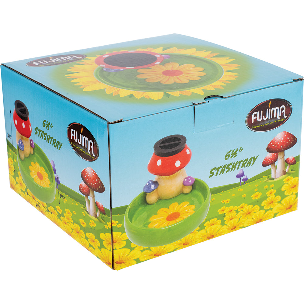 Enchanted Flora 5.5-inch StashTray β Mushroom & Flowers