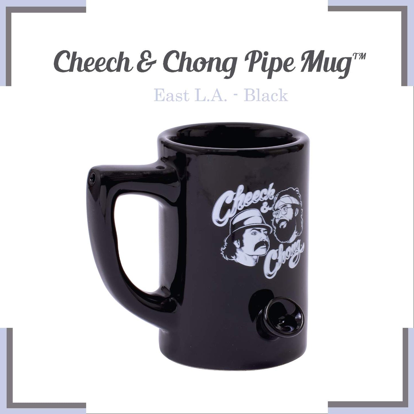 Cheech and Chong Ceramic 2 in 1 Combo Pipe Mug Coffee Mug Coffee Cup