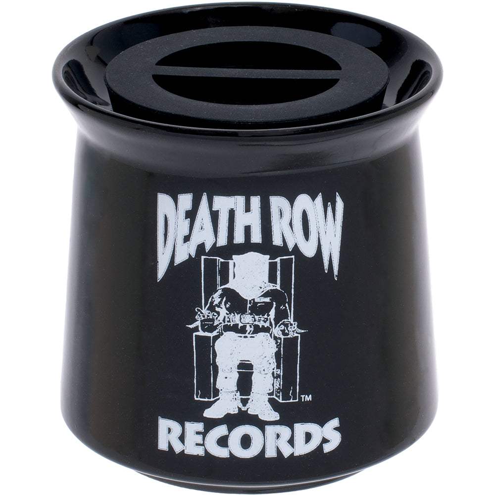 Authentic Ceramic Death Row Records Tribute Stash Jar- Death Row - 3 Inches: Preserve the Legacy of West Coast Hip-Hop