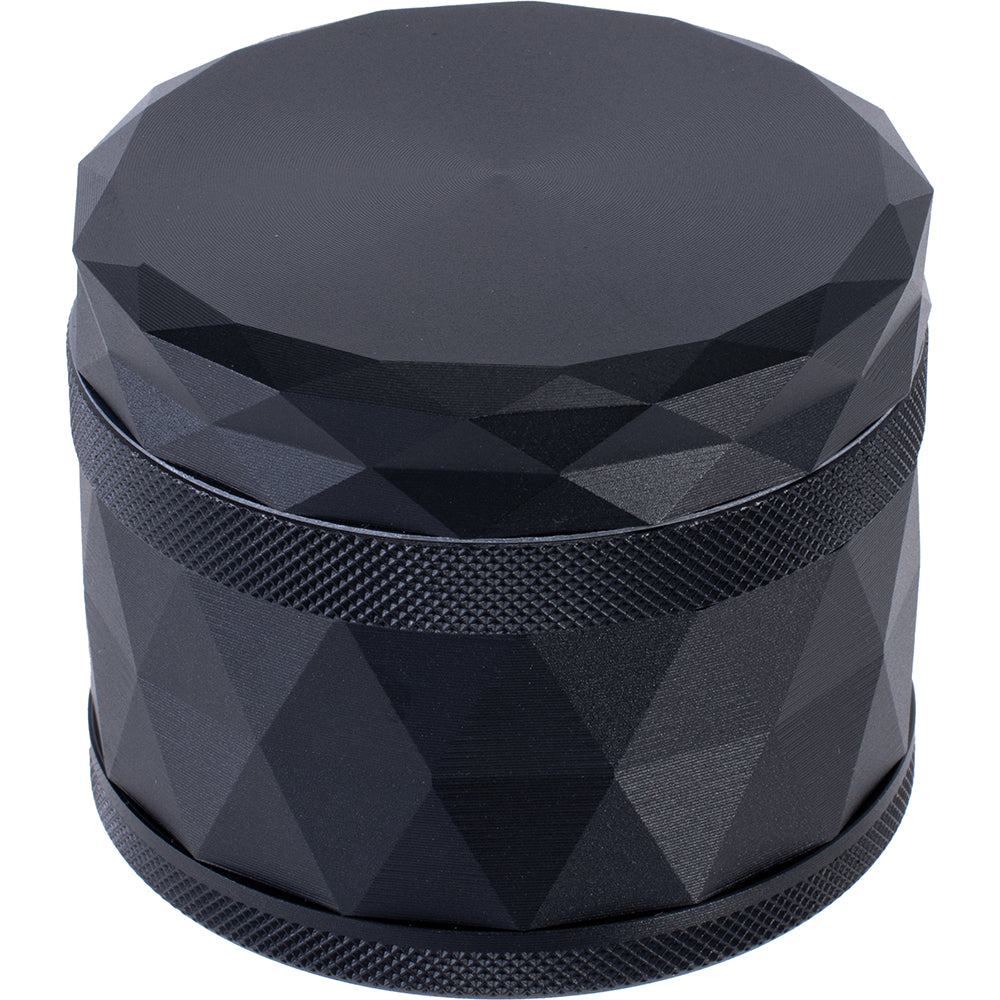 Harlequin Pattern Herb Grinder - Custom Engraved - (Black, Pink, Gold)