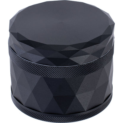 Harlequin Pattern Herb Grinder - Custom Engraved - (Black, Pink, Gold)