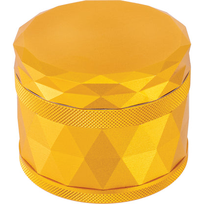 Harlequin Pattern Herb Grinder - Custom Engraved - (Black, Pink, Gold)