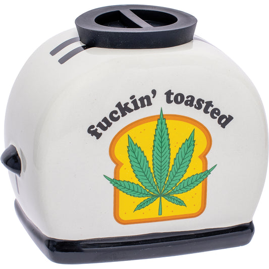 Toasted Treasure 5.5-inch Large Ceramic Stash Jar