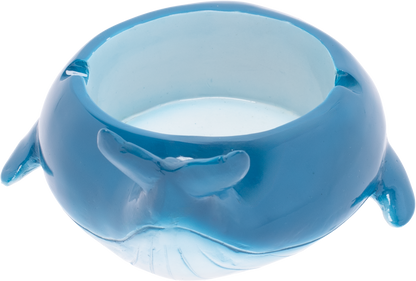 Fujima Blue Whale Ashtray – Resin Ocean-Themed Ashtray, Durable & Easy to Clean, Unique Decorative Piece for Home, Patio, or Beach-Inspired Decor