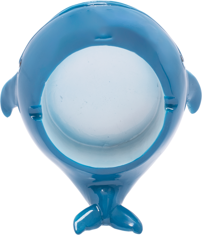 Fujima Blue Whale Ashtray – Resin Ocean-Themed Ashtray, Durable & Easy to Clean, Unique Decorative Piece for Home, Patio, or Beach-Inspired Decor