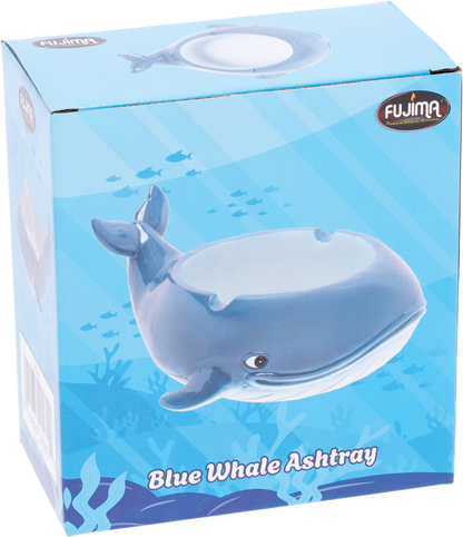 Fujima Blue Whale Ashtray – Resin Ocean-Themed Ashtray, Durable & Easy to Clean, Unique Decorative Piece for Home, Patio, or Beach-Inspired Decor