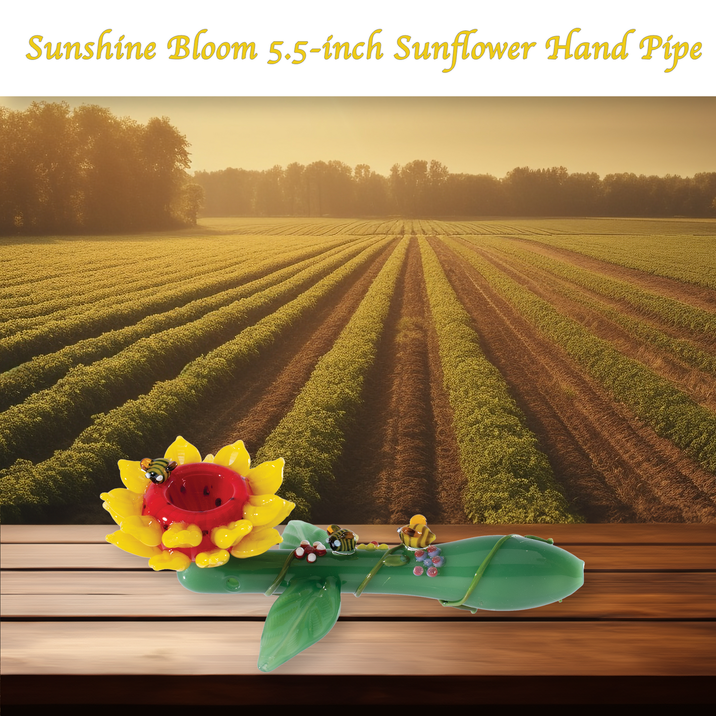 Sunshine Bloom 5.5-inch 3D Hand Pipe