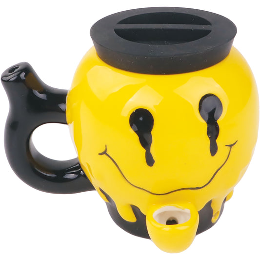 Blissful Melt 3.9" Smiley Face Pipe Jar