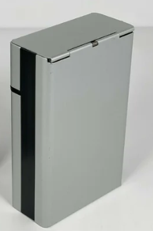 Slide Down Open Aluminum Cigarette Cases Pack of - King's Assorted Design Cigarette Holder - Compact and Portable - Durable Hard Aluminum Box with Auto-Open Lid - Crush-Proof & Sturdy