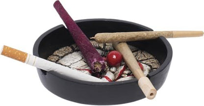 Scary Clown Ashtray Fujima– 5in x 3in x 6in Novelty Resin Ashtray, Durable & Easy to Clean, Fun Decorative Piece for Home or Patio