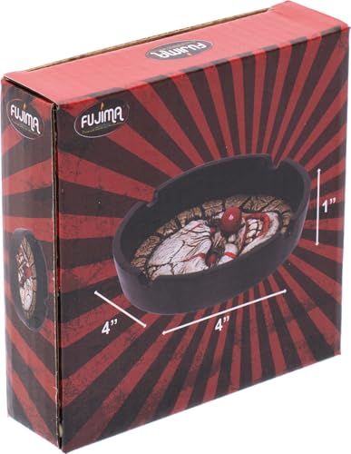 Scary Clown Ashtray Fujima– 5in x 3in x 6in Novelty Resin Ashtray, Durable & Easy to Clean, Fun Decorative Piece for Home or Patio