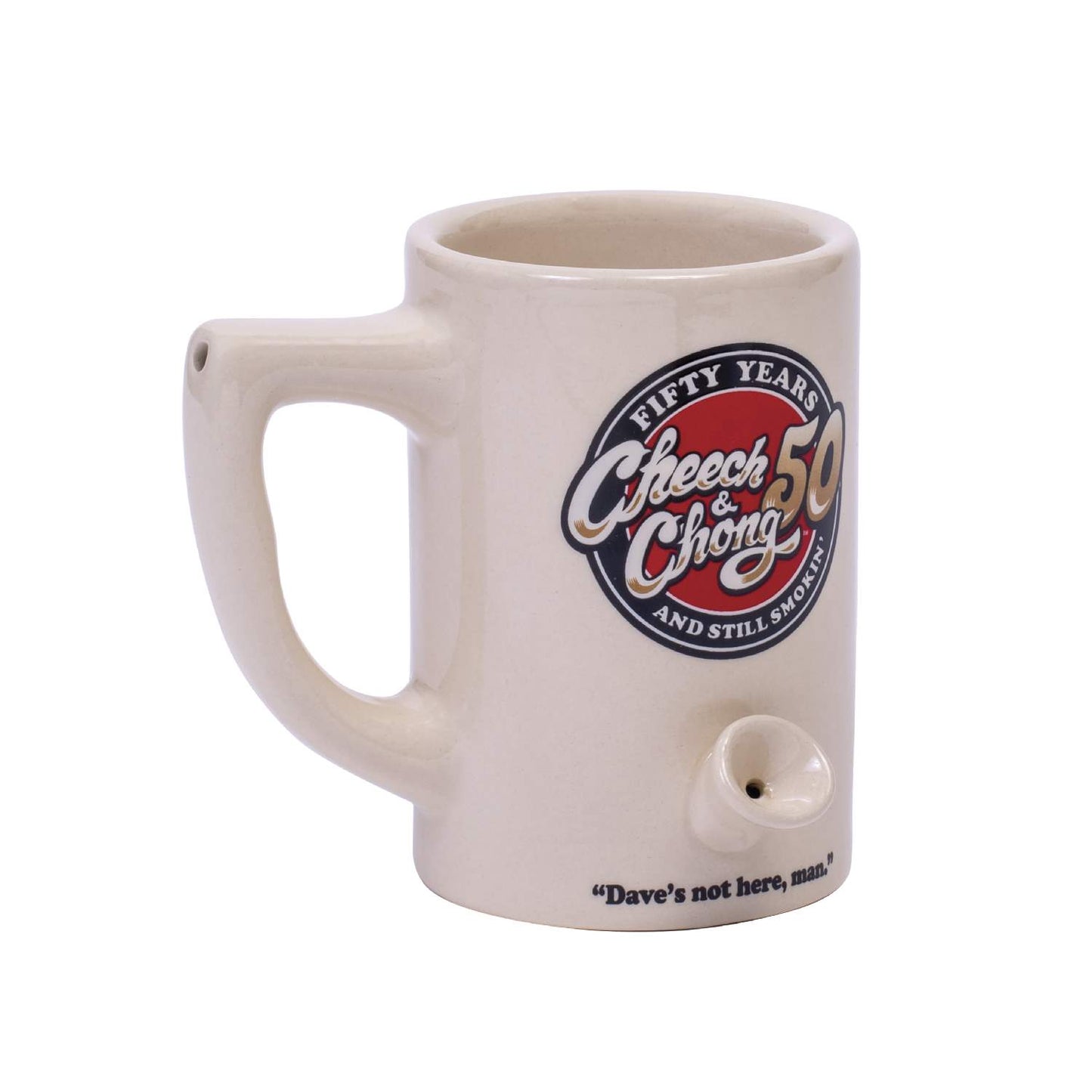 Cheech and Chong Ceramic 2 in 1 Combo Pipe Mug Coffee Mug Coffee Cup