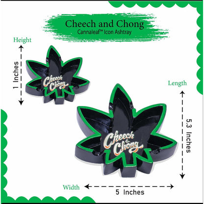 Cheech and Chong 50th Anniversary Leaf Icon Ashtrays