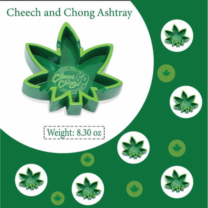 Cheech and Chong 50th Anniversary Leaf Icon Ashtrays