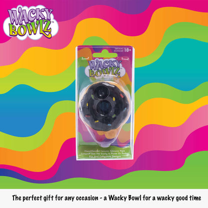 3.5" Chocolate Donut Ceramic Pipe - Wacky Bowlz