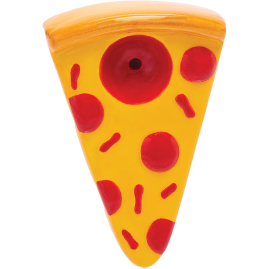 3.5" Pizza Slice Ceramic Pipe - Wacky Bowlz