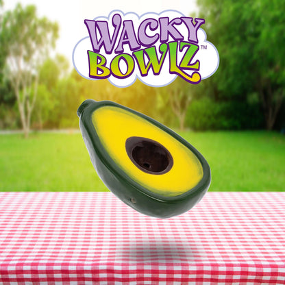 3.5" Avocado Ceramic Pipe - Wacky Bowlz