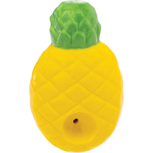 3.5" Pineapple Ceramic Pipe - Wacky Bowlz