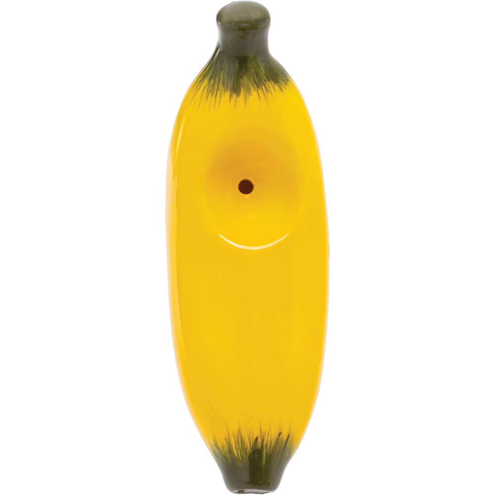 3.5" Banana Ceramic Pipe - Wacky Bowlz