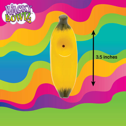 3.5" Banana Ceramic Pipe - Wacky Bowlz