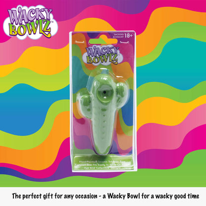 3.5" Cactus Ceramic Pipe - Wacky Bowlz