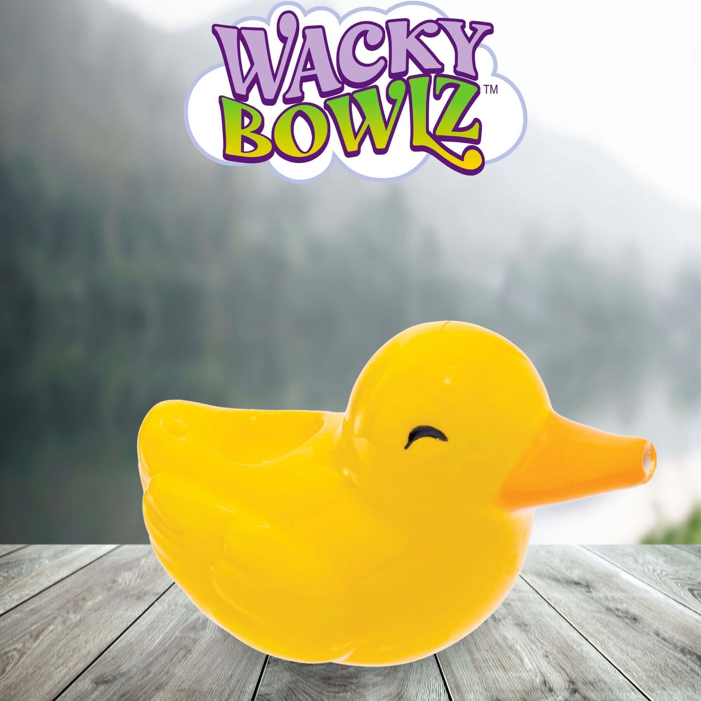 3.5" Lil Ducky Ceramic Pipe - Wacky Bowlz