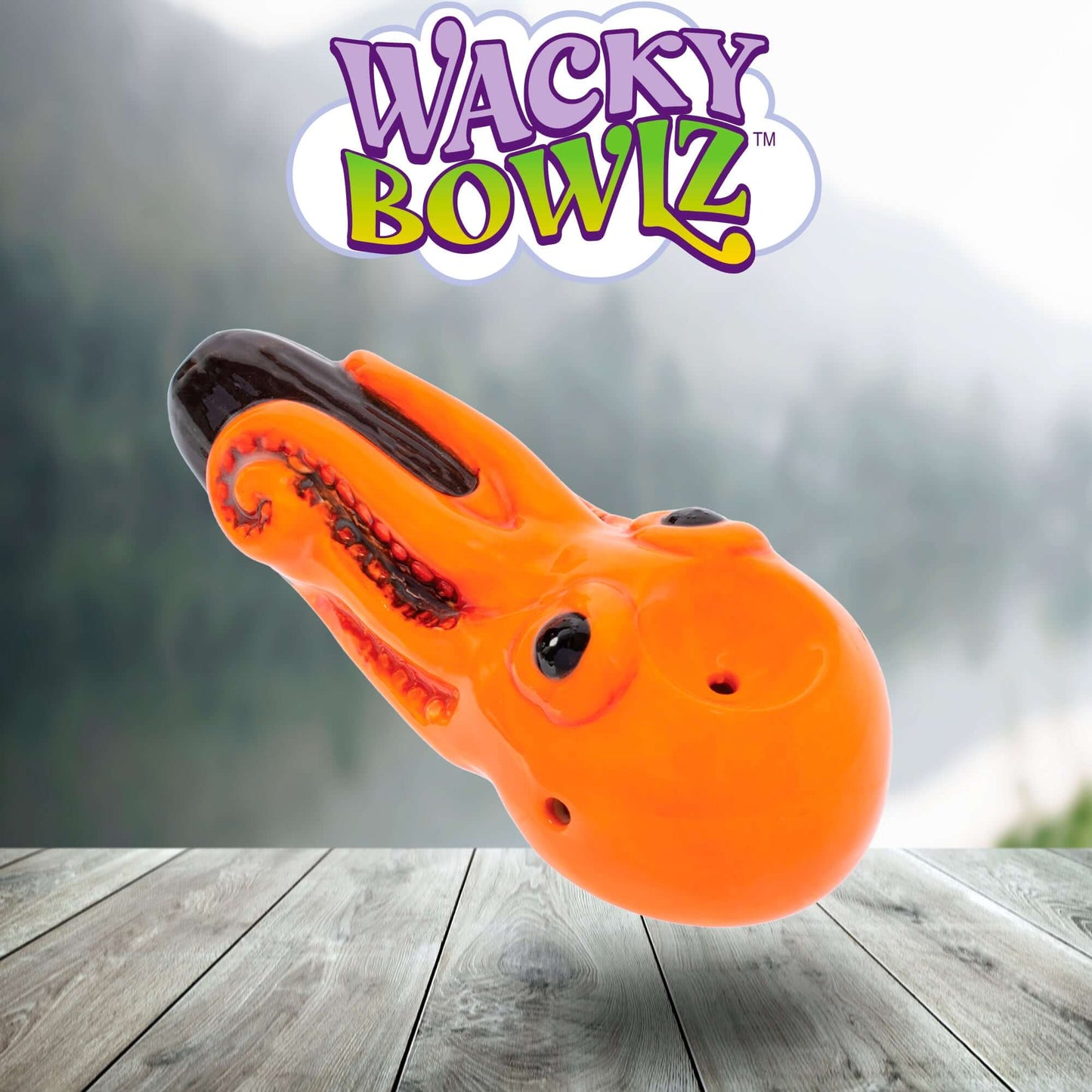 3.5" Octopus Ceramic Pipe - Wacky Bowlz