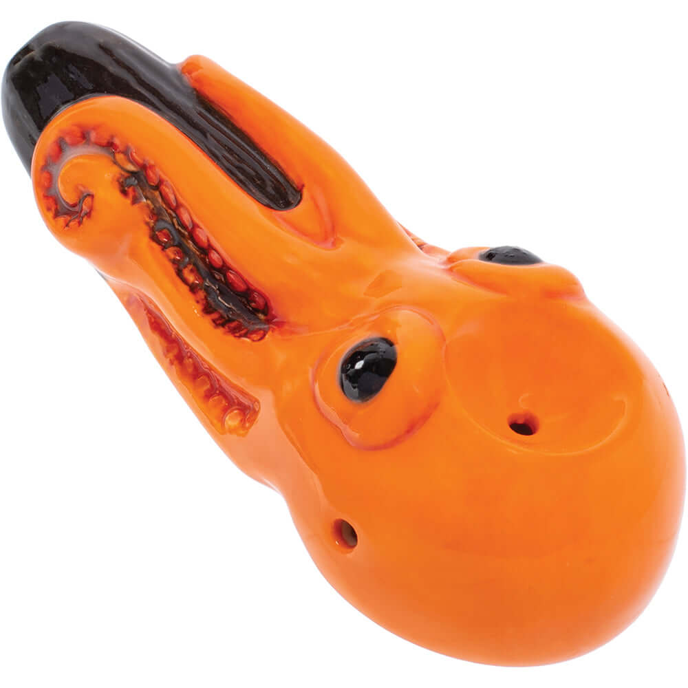 3.5" Octopus Ceramic Pipe - Wacky Bowlz