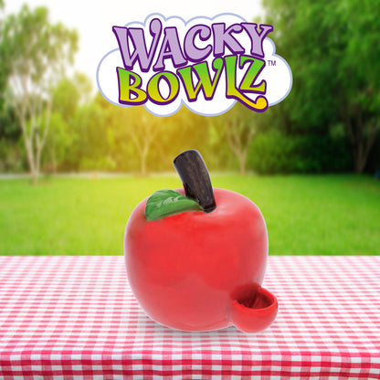 Large Apple Ceramic Pipe - Wacky Bowlz