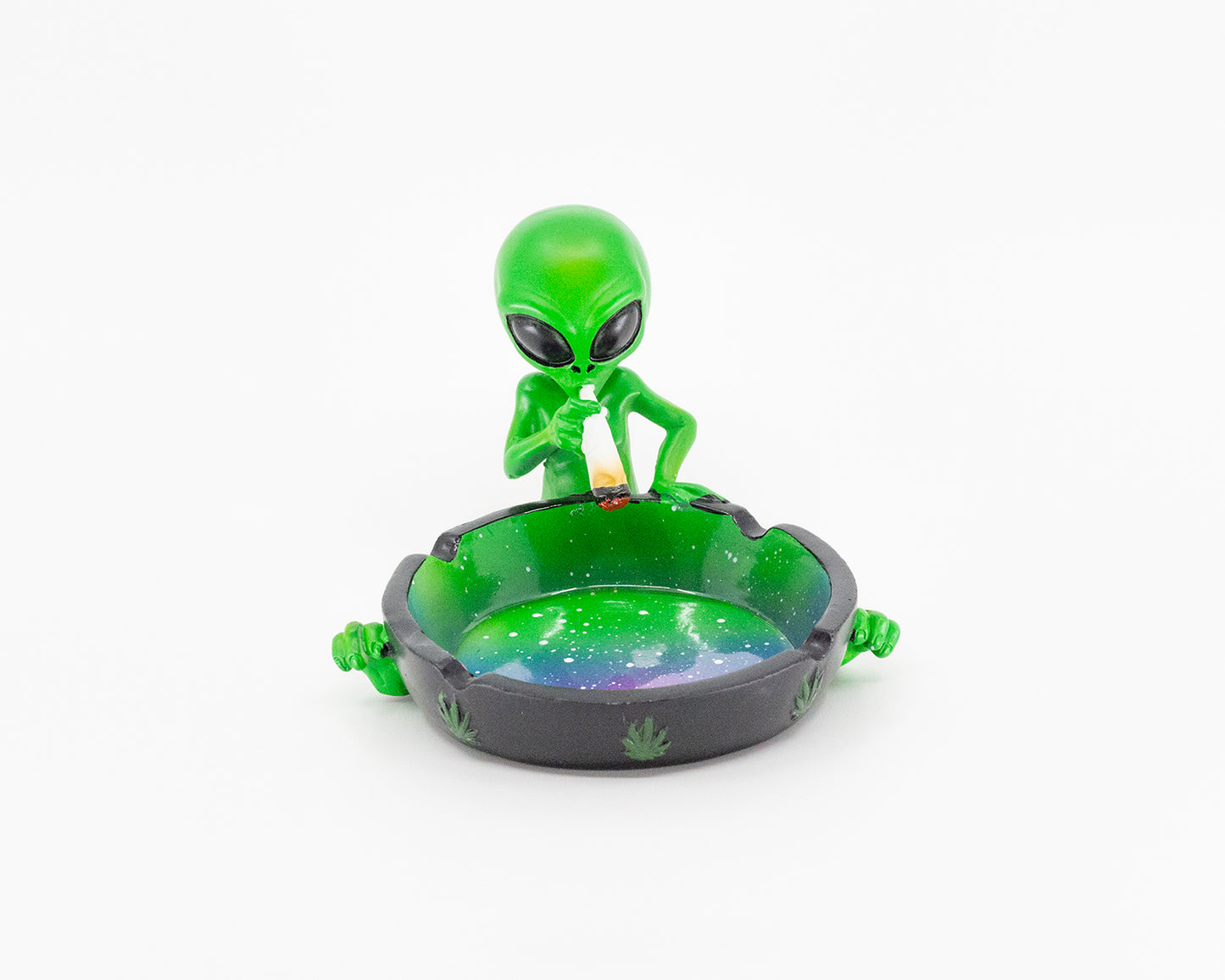 Alien Smoking A Joint Green Novelty Ashtray Marijuana Weed