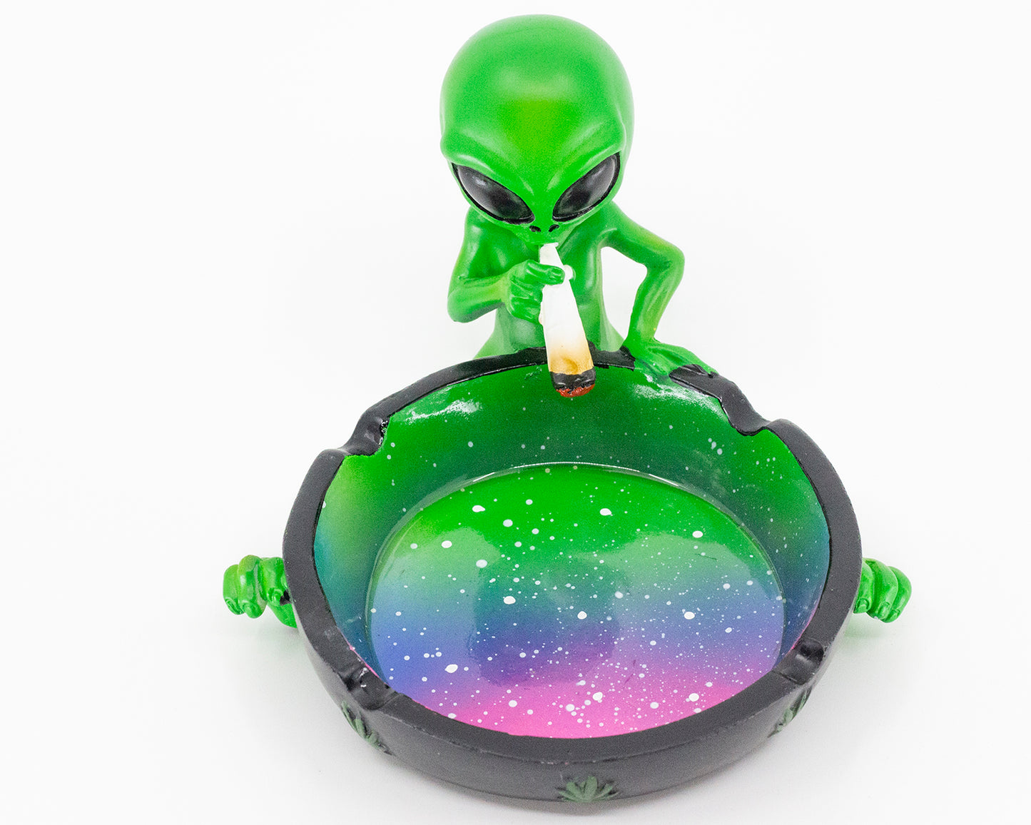 Alien Smoking A Joint Green Novelty Ashtray Marijuana Weed