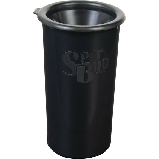 Spit Bud the Ultimate Spill Proof Portable Spittoon - Portable Spittoon with Can Opener: The Ultimate Spill-Proof Spitter – Original Black