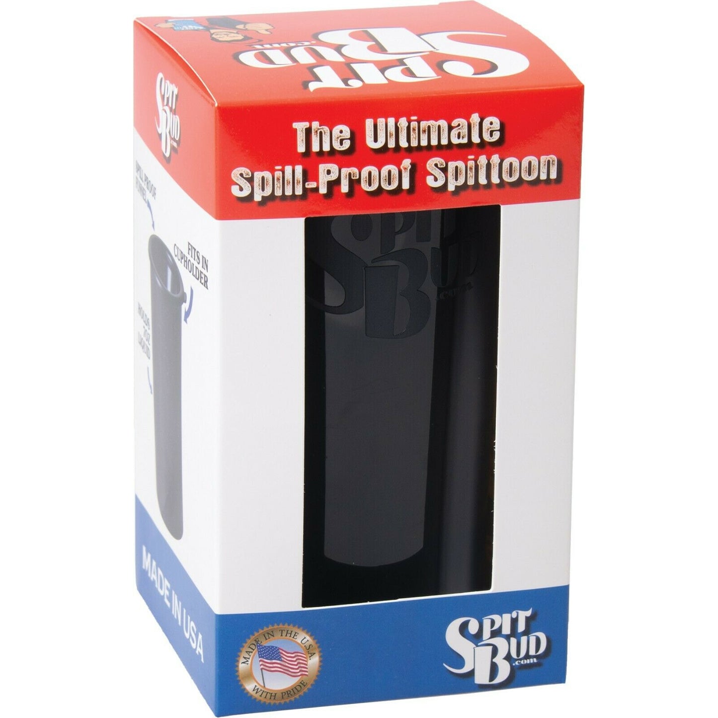 Spit Bud the Ultimate Spill Proof Portable Spittoon - Portable Spittoon with Can Opener: The Ultimate Spill-Proof Spitter – Original Hunter Orange