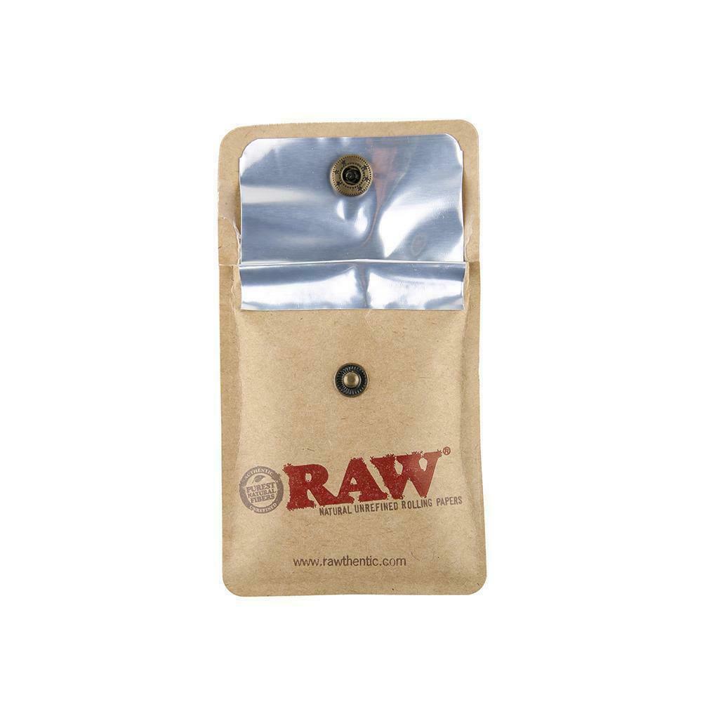 Raw Rolling Papers Brand Pocket / Purse Ashtray -  Flexible & Portable Travel Cigarette Ash Pouch - Double Layered Construction - Heavy Parchment Paper Material - Efficient and Easy to Use